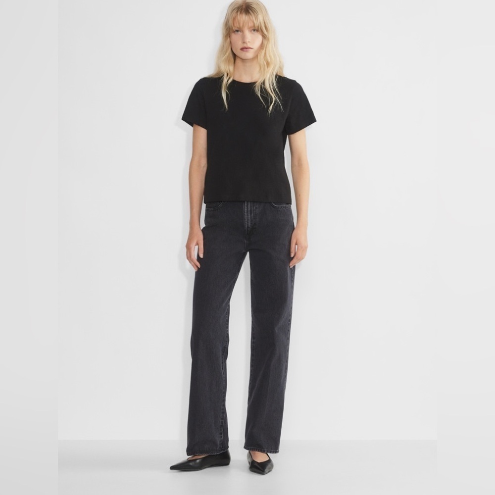 Aritzia Denim Forum The Farrah Hi-Rise Wide Jean